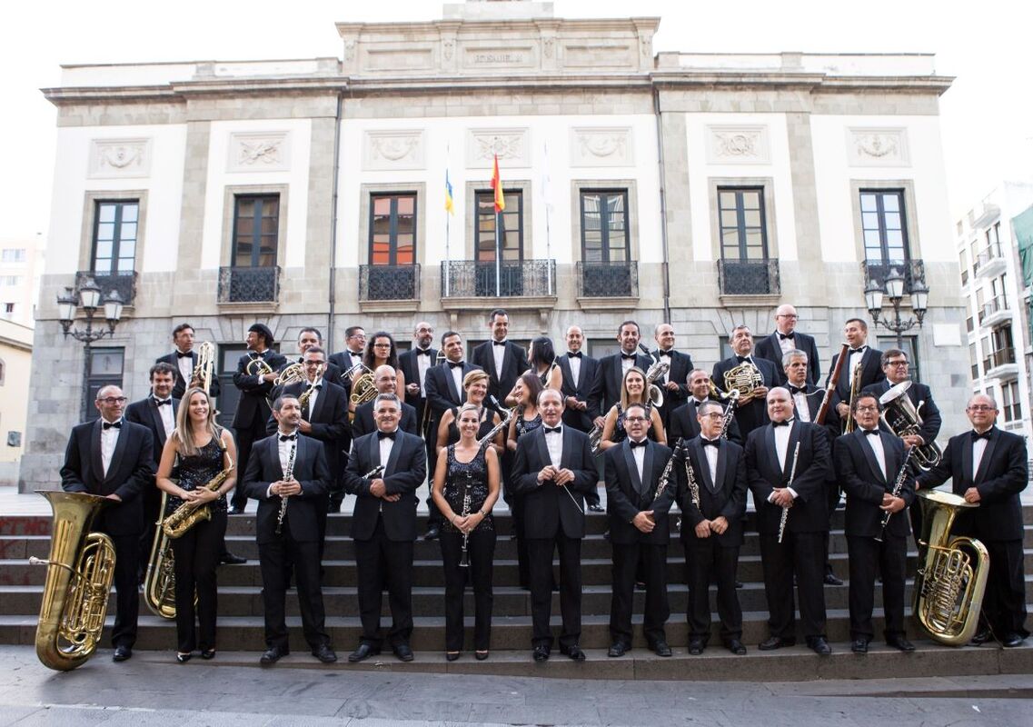 Banda de Música de Santa Cruz en el Gospel Canarias Fest · Eventos en Canarias, producción de Música y Cultura
